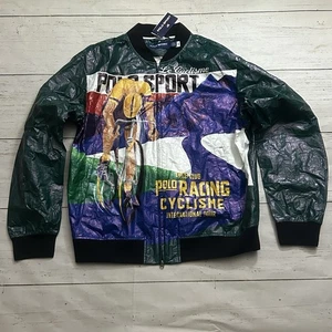 Chaqueta ligera Polo Ralph Lauren deportiva gráfica ciclista 'ciclismo' para hombre grande - Imagen 1 de 8