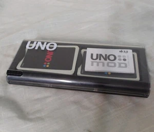 Mattel UNO Mod Card Game, Black / Clear Hard Case - Picture 1 of 5
