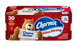 Charmin ultrastarkes Toilettenpapier Megrarolle, 242 Blatt pro Rolle, 30 Stück - Bild 1 von 2