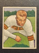 1950 Bowman Football #44 JIM MARTIN Cleveland Browns