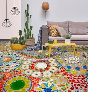 3D Colorful Gems G815 Floor WallPaper Murals Wall Print Decal AJ Honey 2023 - Picture 1 of 5