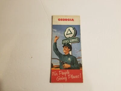 Mapa vintage - Servicio de ciudades - Georgia Foto 1 de 2
