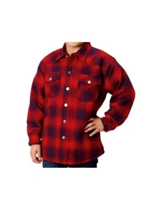 Roper Western Jacket Boys Snap Flannel Red 03-397-0119-5696 RE - Picture 1 of 2