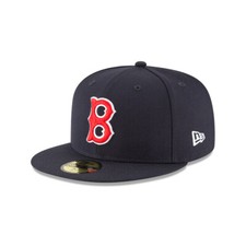 Boston Red Sox New Era 1946 Cooperstown Collection Wool 59FIFTY Fitted Hat Navy