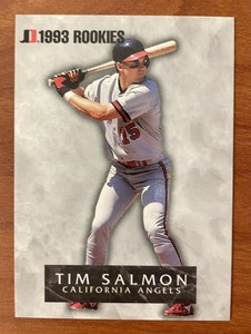 1993 Jimmy Dean Rookies Food Issue Tim Salmon #9 RC California Angels