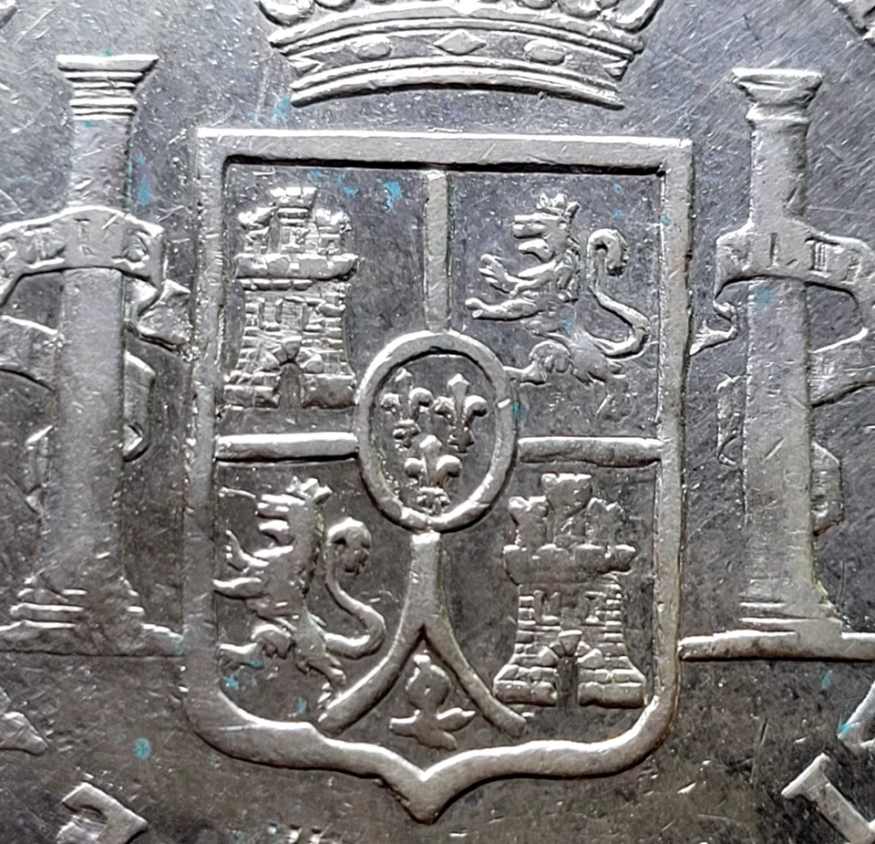 1787 SPANISH COLONIAL POTOSI 8 Reales SILVER DOLLAR - AMERICAN POCKET CHANGE - Image 1 of 4