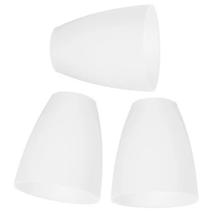 3 Pcs Bedside Light Floor Lampshade Set Flat Plastic Cover Replacement Shades - Picture 1 of 12