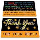 for Amazon Seller Thank You Cards Rating Product Review Request with Links x100