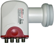 BW 40 Q Universal Quattro LNB digital 0,1 db 40mm Feed Full HD 3D 4K LNC NEU