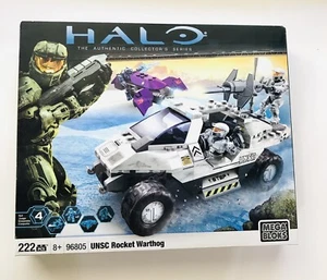 MEGA BLOKS HALO UNSC Rocket Warthog 96805 222 Pieces, ©2010 - New in Sealed Box - Picture 1 of 12