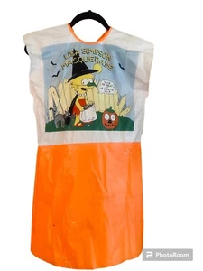 Vintage 1989 Kids Plastic Costume Lisa SIMPSON THE SIMPSONS RARE FLAWS Halloween - Picture 1 of 20