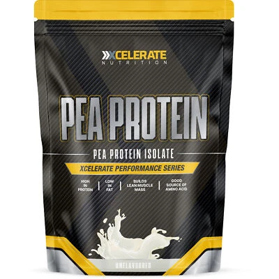 XCelerate Nutrition Pea Protein Powder 1kg/2kg/5kg Pure Vegan Pea Protein Powder - Image 1 of 4