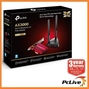 TP-Link Archer TX3000E V2 AX3000 WiFi 6 Bluetooth Wireless Gaming PCI-E Adapter - Picture 1 of 9