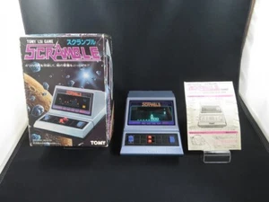 BOXED Tested SCRAMBLE TOMY LSI Electronic Game Shooter LCD 1982 made in Japan 2 - Picture 1 of 16