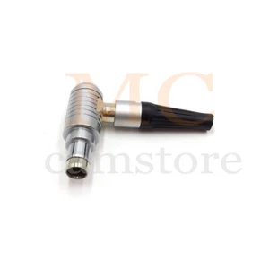 Right angle Replacement Fischer RS 3pin Power Cord Plug for Amera ARRI ALEXA - Picture 1 of 4