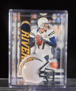 Philip Rivers Los Angeles Chargers Trading Card & Mini-Helmet Display - Picture 1 of 1