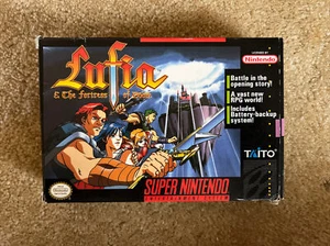 SNES Lufia and the Fortress of Doom Super Nintendo Complete Authentic One Owner! - Picture 1 of 4