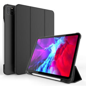 Leather Smart Case Cover For Apple iPad Pro 11 2021 9th 10.2 With Pencil Holder