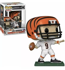 Funko POP! NFL Wave 8 - Joe Burrow (Cincinatti Bengals) #159 weiß Trikot NEU🔥 - Bild 1 von 2