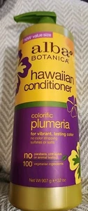 Alba Botanica Colorific Plumeria Hawaiian Conditioner moisture VALUE SIZE 32 oz. - Picture 1 of 2