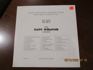 Sealed Demo Promo FATS DOMINO 30 hits The Sound UAMG-104 Vinyl Record Album LP - Picture 1 of 2