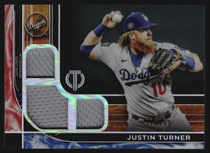 2022 Topps Tribute Triple Relics #TTRJT Justin Turner Jersey /150