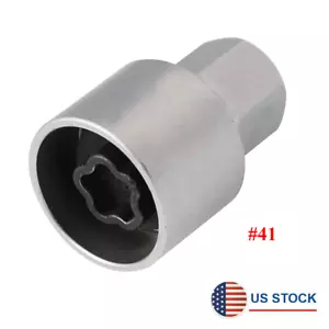 Tire Wheel Lock Anti-Theft Screw Lug Nut #41 Removal Key Socket For BMW F20 F30 - Picture 1 of 7