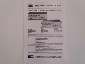 KLEIN HUMMEL K+H HiFi E30 E60 E120 Prospect - Bild 1 von 1