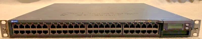 Juniper EX4200-48T 48-Port Ethernet Switch 8-PoE Dual Power Supplies - Image 1 of 4
