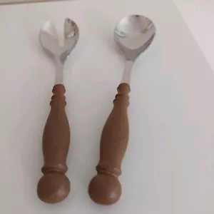 Salatbesteck 2-teilig der Marke Tischfein 18/8 . Salatgabel und Salatlöffel. - Bild 1 von 4