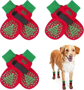 Double Side Anti-Slip Dog Socks for Hardwood Floors to Stop Licking, Size M - Picture 1 of 5