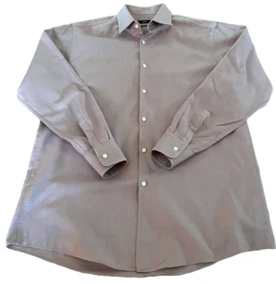Camisa de vestir Hugo Boss Sharp Fit para hombre malva 16 32/33 manga larga abotonada Foto 1 de 4