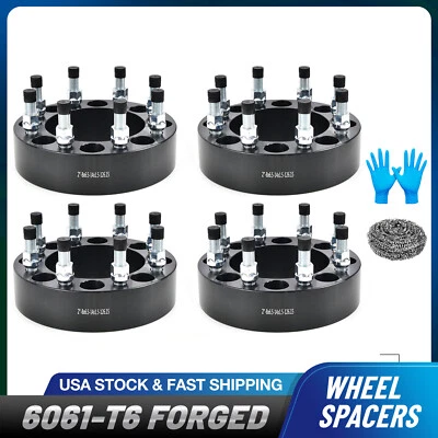 4PCS 2" 8x6.5 8x165.1 Wheel Spacers 14x1.5 For 2014-2022 Dodge Ram 2500 3500   - Image 1 of 4
