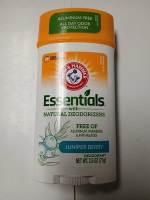 Arm & Hammer Essentials Solid Deodorant No Aluminum Parabens Phyla Juniper Berry - Image 1 of 4