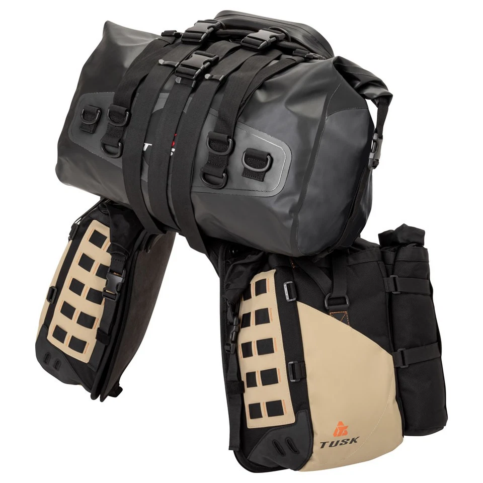 Sistema de equipaje sin rack Tusk Highland X2 para Suzuki DR350SE 1994-99 Foto 1 de 4