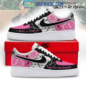 Machine Gun Kelly 5 Years Anniversary Tour 2025 Air Force 1 Shoes - Picture 1 of 2