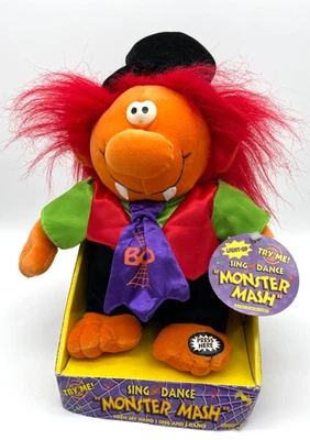 Vintage 90's Dan Dee Plush Sing and Dance Monster Mash Halloween Doll in Box - Image 1 of 3