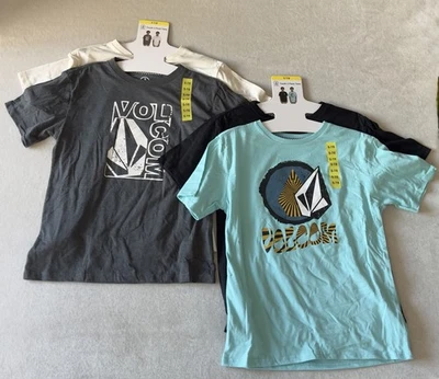 NUEVO - Lote de 2 - Pack de 2 camisetas Volcom Youth (4 camisas en total) - Talla S (7/8) Foto 1 de 4