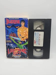 Vintage Blackstar Lightning City Double Feature VHS Tape 1990 Filmation. - Picture 1 of 4