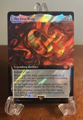 The One Ring (Extended Art) (Surge Foil) Universes Beyond: the Lord of the Rings - Image 1 of 2