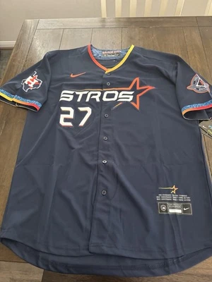 Jose Altuve Blue Houston Astros New City Connect NWT Size XL - Image 1 of 4
