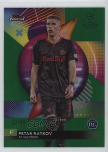 2023-24 Finest UEFA Club Competitions Green Refractor /99 Petar Ratkov Rookie RC - Picture 1 of 3