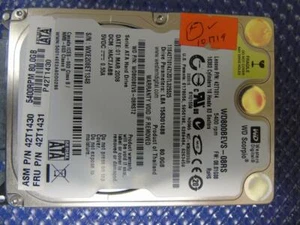 WDC, WD800BEVS-08RS , DCM: HCCTJABB  Laptop sata Hard Drive 2.5" FW: 08.01.G08 - Picture 1 of 9