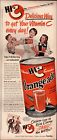1950 Vintage ad Hi-C Orange-ade retro Drink Tang Art Can  10/08/22