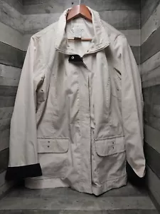 Weiße Hirschjacke Damen Größe XL mit durchgehendem Reißverschluss/Druckknöpfe - Bild 1 von 7