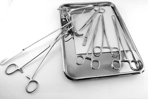 IUD Set Grave Tennculm Sponge Sim Uterian Sound Bozeman Pean Tissue Forceps - Picture 1 of 11