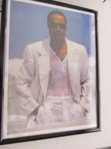 DON JOHNSON - 17 X 23 - POSTER - MIAMI VICE SCHAUSPIELER - CLOSE UP OF WET SHIRT - Bild 1 von 4