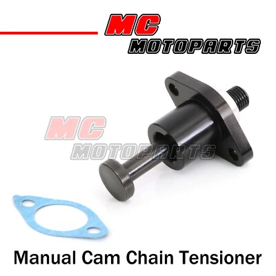 Black CNC Manual Timing Chain Tensioner For Yamaha FJ-09 MT-09 Tracer 15 16 17 - Image 1 of 2