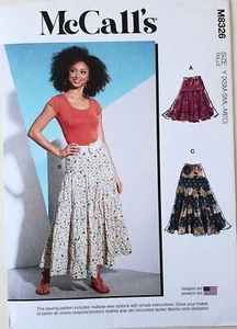 McCalls 8326 Misses Skirts Sewing Pattern Sz XS-S-M 4-14 - Picture 1 of 1