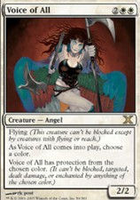 10th Edition Voice of All - Foil x1 Moderate Play, English Magic Mtg M:tG